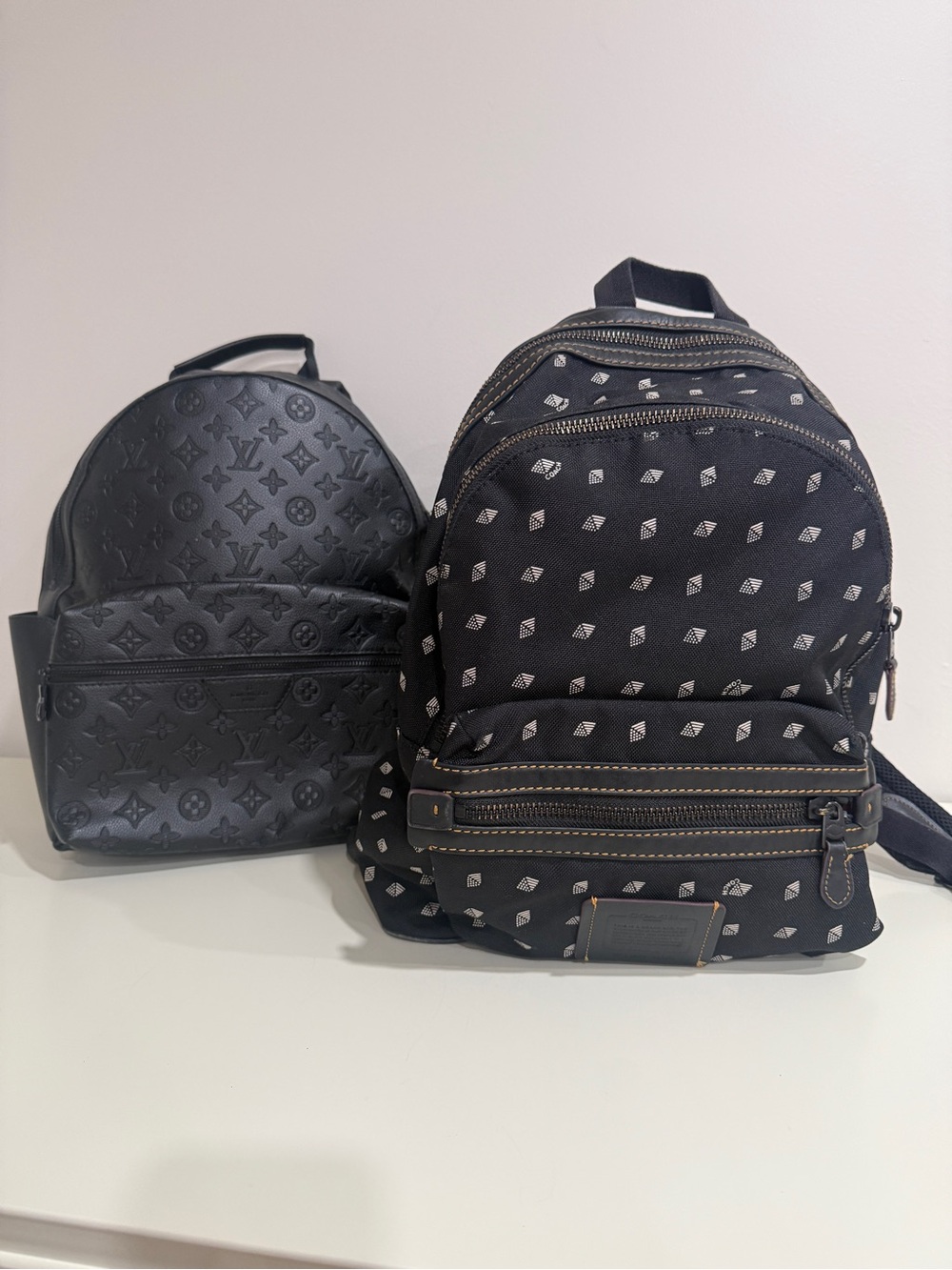 Coach F29479 Academy Backpack With Dot Diamond Print with a gift backpack 🎒 - Picture 12 of 14
